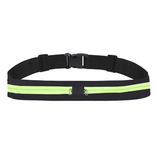 Atmungsaktive versteckte Hüfttasche, Lauftasche, unsichtbare Sporttasche für Damen und Herren, Wandern, Hundespaziergänge, Fitness, Hüfttaschen, Grün., Einheitsgröße von Obotsnoi