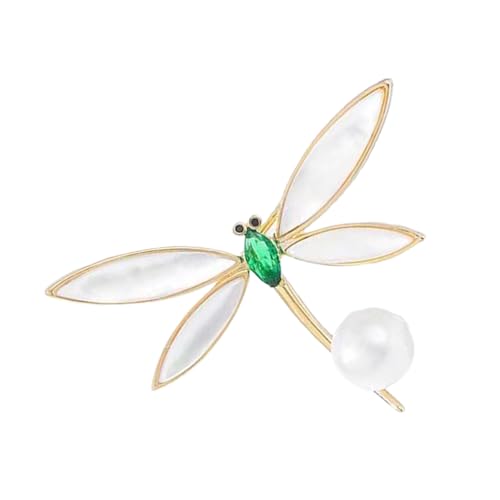 Auffällige, raffinierte Libellen-Anstecknadel, tragbares Schmuck-Accessoire für Themen-Events, stilvolle Outfits, Freizeitkleidung, Strasssteine, Einheitsgröße, Wie beschrieben von Obotsnoi