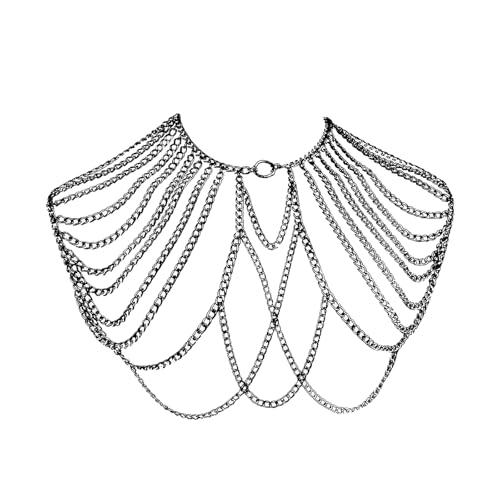 Einzigartige Männer Metall Schulter Halskette Körperkette Mit Quasten Eleganter Schmuck Für Partys Und Nachtleben Enthusiasten Männerkette Einzigartige Männer Metall Schulter Halskette Körperkette Mit Quasten Eleganter Schmuck Für Partys Und Nachtleben Enthusiasten Männerkette von Obotsnoi