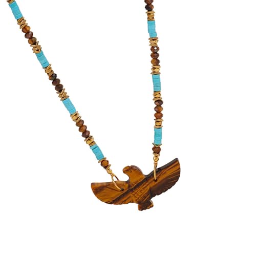 Einzigartige Perlen-Halskette, handgefertigtes Accessoire, künstlerischer Vogel-Anhänger, geeignet für den täglichen Gebrauch oder verschiedene Anlässe, Modeschmuck von Obotsnoi