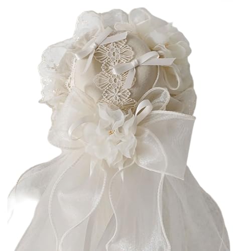Eleganter Fascinator, Hut-Haarspange für Hochzeit, 1920er-Jahre, Abendparty, Blumenhut, Haarnadel, Maskeraden, Haarspangen von Obotsnoi