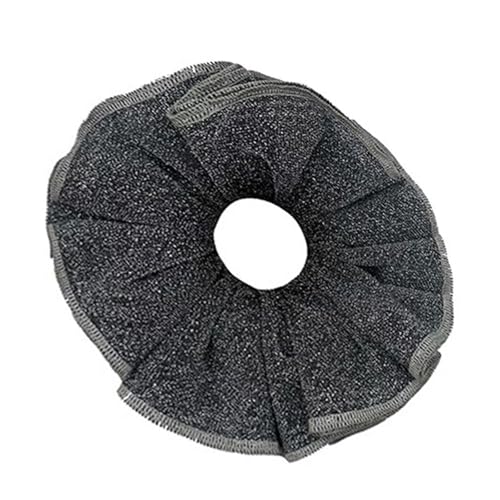 Glitzernde Haargummis, dick, Hochsteckfrisur, übergroß, dunkles Haar, elegant, Pferdeschwanz-Halter für Damen von Obotsnoi