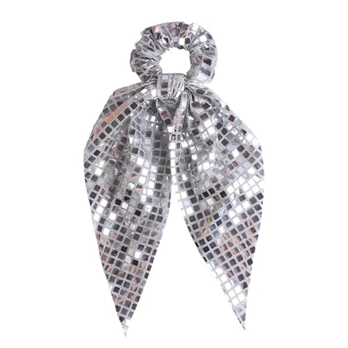 Glitzernder Pailletten-Pferdeschwanz-Halter, Haargummi für Frauen, einzigartiges Haarstyling-Accessoire für Musikfestival, den täglichen Gebrauch Glitzernder Pailletten-Pferdeschwanz-Halter, Haargummi für Frauen, einzigartiges Haarstyling-Accessoire für Musikfestival, den täglichen Gebrauch von Obotsnoi