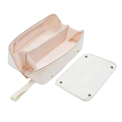 Haar-Accessoires Reisetasche mit abnehmbarer hitzebeständiger Matte und mehreren Fächern Styling Ausrüstung Organizer Verschluss Beauty Bag, Reis, Einheitsgröße von Obotsnoi
