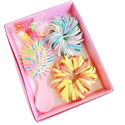 Haarstyling-Zubehör für Kinder, mit Haarkamm, elastisches Gummiband für den täglichen Gebrauch, Haarstyling-Zubehör, Kinder-Haar-Zubehör-Set von Obotsnoi