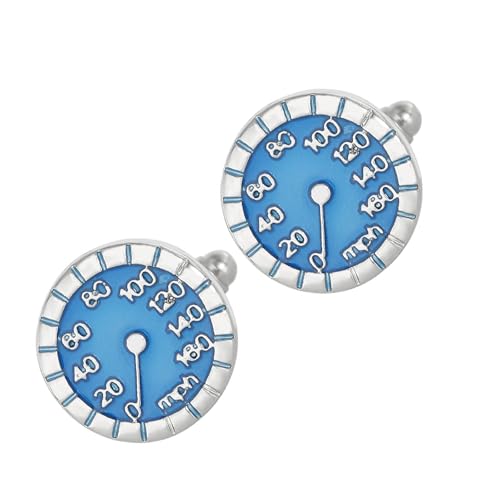 Herren-Manschettenknöpfe im französischen Design, Chronograph, mit Drehzahlmesser-Funktion, Schmuckzubehör für formelle Veranstaltungen, Chronograph-Manschettenknöpfe von Obotsnoi