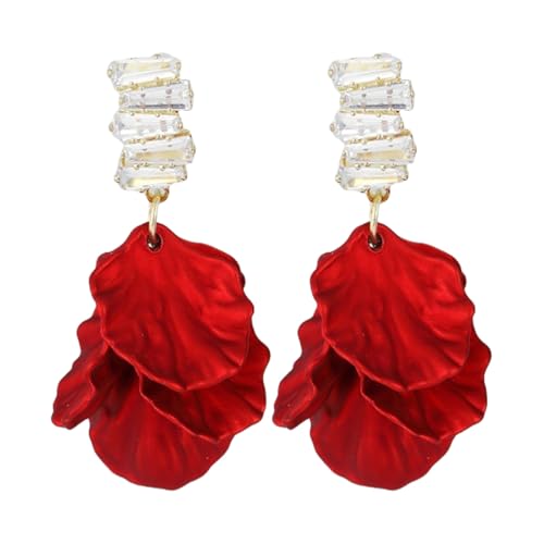 Moderne Muschelanhänger Ohrringe Dekoration Mit Stilvollen Strasssteinen Und Perlen Für Elegante Charme Täglich Lässiger Gebrauch Festlicher Feier Schmuck Schmuck von Obotsnoi