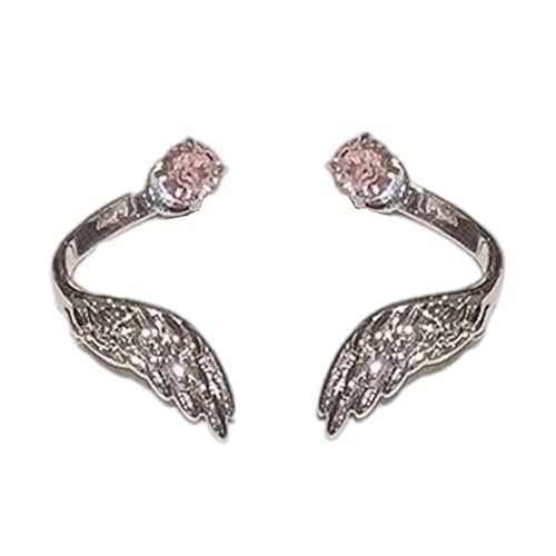 Moderne Ohrhänger in Flügelform mit funkelnden Kristallverzierungen, Schmuck für empfindliche Haut, funkelnde Diamanten, Ohrringe für Frauen, Einheitsgröße, Wie beschrieben, Wie beschrieben Moderne Ohrhänger in Flügelform mit funkelnden Kristallverzierungen, Schmuck für empfindliche Haut, funkelnde Diamanten, Ohrringe für Frauen, Einheitsgröße, Wie beschrieben, Wie beschrieben von Obotsnoi