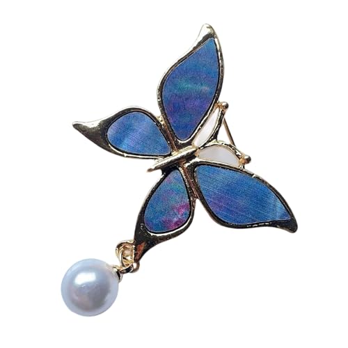Modische Schmetterlings-Perlen-Anstecknadel, Schmuckstücke, Wassertropfen-Designs, stabile Legierung, vielseitig, für Damen, trendige Perlen-Anstecknadel, Einheitsgröße, Wie beschrieben Modische Schmetterlings-Perlen-Anstecknadel, Schmuckstücke, Wassertropfen-Designs, stabile Legierung, vielseitig, für Damen, trendige Perlen-Anstecknadel, Einheitsgröße, Wie beschrieben von Obotsnoi