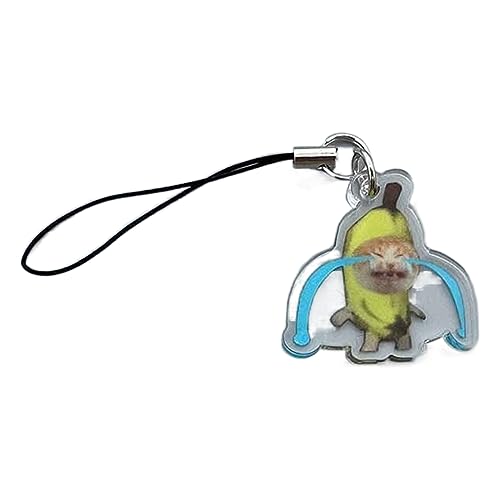 Obotsnoi Cartoon Animal Charme Schlüsselbund Einzigartige Design Bananenkatze Charme Telefonkette Schmuck Muss Accessoire Für Schüler Haben. Schülern Lustiger Anhänger Obotsnoi Cartoon Animal Charme Schlüsselbund Einzigartige Design Bananenkatze Charme Telefonkette Schmuck Muss Accessoire Für Schüler Haben. Schülern Lustiger Anhänger von Obotsnoi