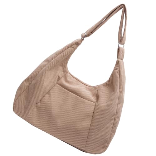 Obotsnoi Cord Umhängetasche Für Frauen Und Männer Crossbody Taschen Mit Verstellbarem Riemen Großer Kapazitätsklaren Für Den Täglichen Gebrauch Verstellbare Gurtgehalts von Obotsnoi