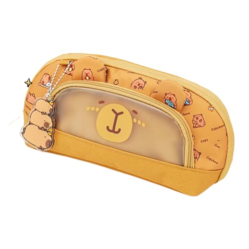 Obotsnoi Federmäppchen mit großem Fassungsvermögen, Doppelreißverschluss, Stifte-Tasche mit mehreren Fächern, Stift-Organizer-Taschen für Schule, Büro, funktionale Studenten-Aufbewahrungstasche von Obotsnoi