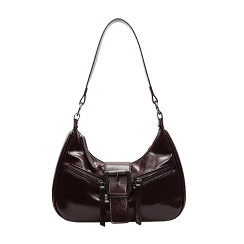 Obotsnoi Frauen Moderne PU Leder Achselstasche Schulter Crossbody Geldbörse Mit Verstellbarem Riemen Zum Einkaufen Oder Partys PU Leder Crossbody Handtasche von Obotsnoi