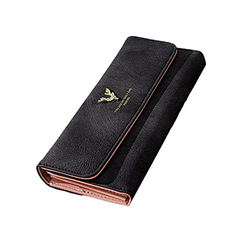 Obotsnoi Mode Womens Wallet Long Ladies Clutch Bag Telefon Brieftaschen Geldbörsen Für Frauen PU Leder Kartenhalter Mädchenkartenhalter Brieftasche Frauen von Obotsnoi
