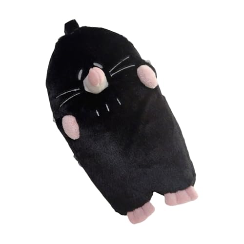 Obotsnoi Niedliches Tier-Federmäppchen, Plüschbeutel, Cartoon-Maulwurf-Etui, Stift, große Kapazität, Organizer, Make-up, Cartoon, Maulwurf, schöne große Kapazität, Schwarz Obotsnoi Niedliches Tier-Federmäppchen, Plüschbeutel, Cartoon-Maulwurf-Etui, Stift, große Kapazität, Organizer, Make-up, Cartoon, Maulwurf, schöne große Kapazität, Schwarz von Obotsnoi