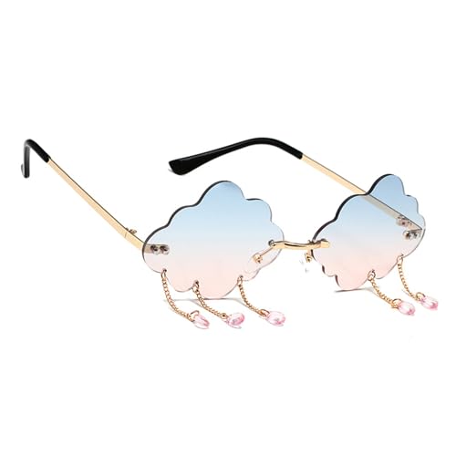 Obotsnoi Punkwolken Und Quasten Sonnenbrille Trendsetter Für Urlaubskleid Rahmenlose Rahmen Rock Shades Rahmen Stilvolle Sonnenbrille Freien Freien Obotsnoi Punkwolken Und Quasten Sonnenbrille Trendsetter Für Urlaubskleid Rahmenlose Rahmen Rock Shades Rahmen Stilvolle Sonnenbrille Freien Freien von Obotsnoi