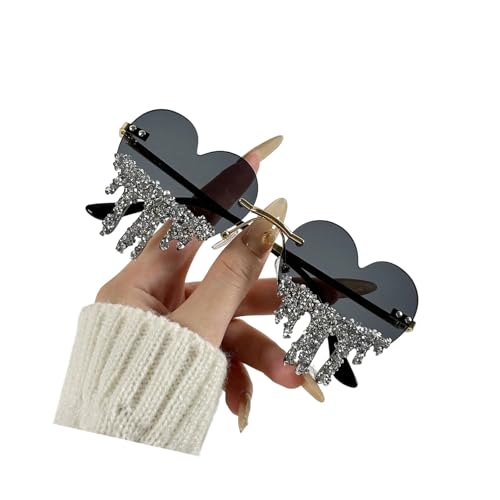 Obotsnoi Stilvolle Herzform Tränen Brillen Leichte Strassstress Sonnenbrillen Für Strandferien Und Festivals Auffällige Sonnenbrille Obotsnoi Stilvolle Herzform Tränen Brillen Leichte Strassstress Sonnenbrillen Für Strandferien Und Festivals Auffällige Sonnenbrille von Obotsnoi