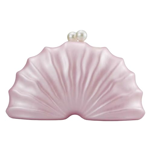 Obotsnoi Stylische Muschelformhandtasche Mit Acrylabendtasche Schulter Crossbody Geldbörse Ein Raffiniertes Accessoire Für Party Gäste Acrylkupplungsbeutel von Obotsnoi
