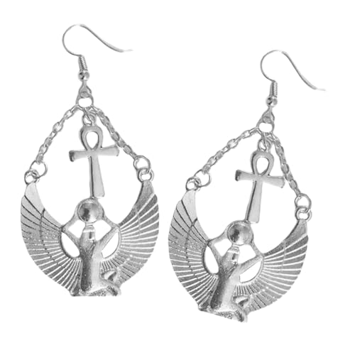 Ohrringe im antiken ägyptischen Stil mit ägyptischen Göttinnen Muster-Designs für Kulturbegeisterte und den täglichen Gebrauch Ohrringe im antiken ägyptischen Stil mit ägyptischen Göttinnen Muster-Designs für Kulturbegeisterte und den täglichen Gebrauch von Obotsnoi