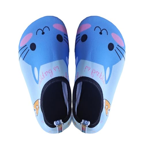 Prewalker Weiche Sohlen Schuh Dicke Socke mit Tier Balance Training Schwimmschuh Atmungsaktiv Strand Schuhe Baby Outdoor mit Muster, C, 24 25 von Obotsnoi