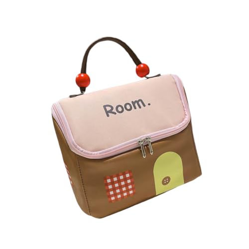 Stabile Polyester-Make-up-Tasche für Damen, mehrere Fächer, Kosmetik-Organizer, tragbare Tragetasche, Make-up- und Reise-Organizer, B von Obotsnoi