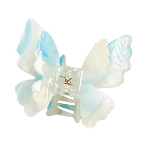 Stilvolle Doppelschicht Schmetterlingshaarclip Mit Französischen Mode Mode Erklärungen Acrylhaarnadel Für Frauen Mädchen Schmetterlingsschmetterling von Obotsnoi