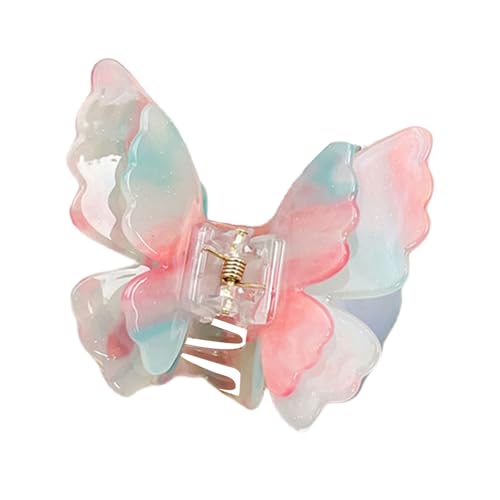 Stilvolle Doppelschicht Schmetterlingshaarclip Mit Französischen Mode Mode Erklärungen Acrylhaarnadel Für Frauen Mädchen Schmetterlingsschmetterling von Obotsnoi