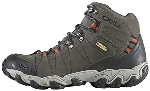 Oboz Bridger Mid B-Dry Wanderschuh für Herren, Rabe, 46 EU von Oboz