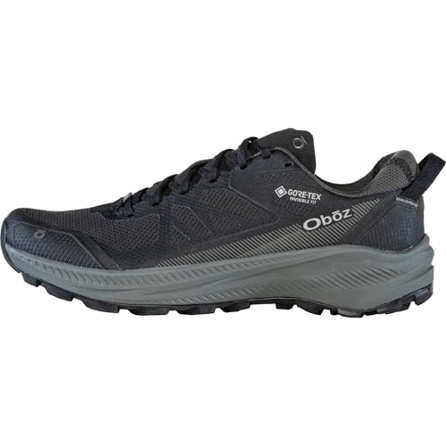 Oboz Katabatic Lt Low GTX Wanderschuhe für Herren, Schwarz (Black Sea), 47.5 EU Ancho von Oboz