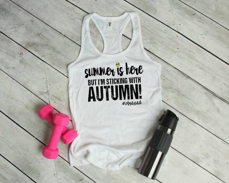 Calabrese Workout Tank, Summer Is Here, Aber Ich Bleibe Mit Herbst, Motivation Fitness Zitat, Sommer Coaching von ObsessedMerch