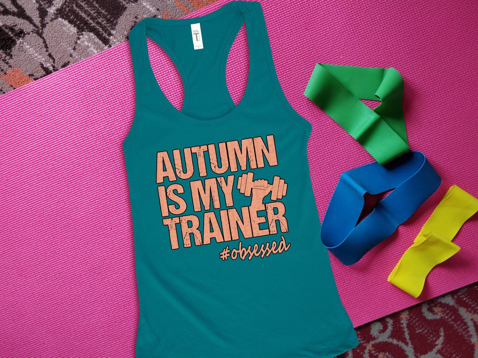 Herbst Calabrese Workout Tank Top Ist Mein Trainer Shirt Coach Kleidung Geschenk Matte Rose Gold Gipfel Herbst Calabrese Workout Tank Top Ist Mein Trainer Shirt Coach Kleidung Geschenk Matte Rose Gold Gipfel von ObsessedMerch