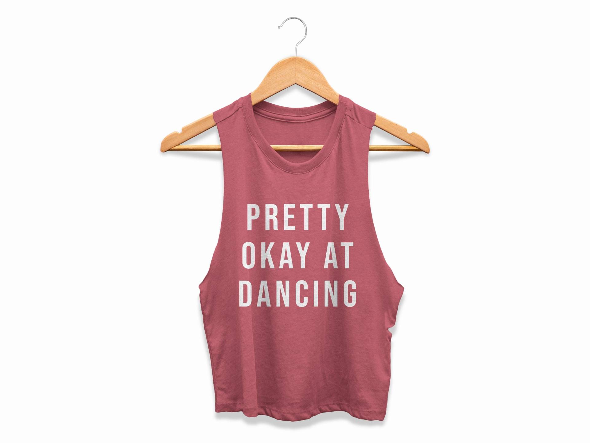 Lustiges Dance Crop Top Damen Hübsches Okay Beim Tanzen Workout Cropped Tank Lady Tänzerin Geschenk von ObsessedMerch