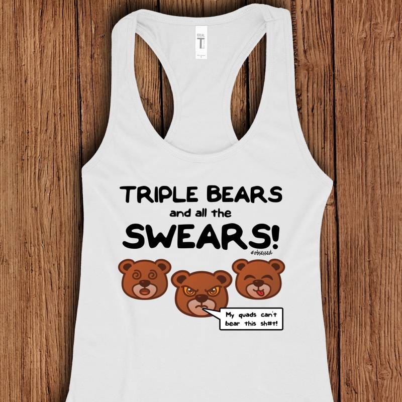 Triple Bears Hiit Damen Workout Tank All The Swears 3 Shirt Bein Day Shirts Coach Geschenk Triple Bears Hiit Damen Workout Tank All The Swears 3 Shirt Bein Day Shirts Coach Geschenk von ObsessedMerch