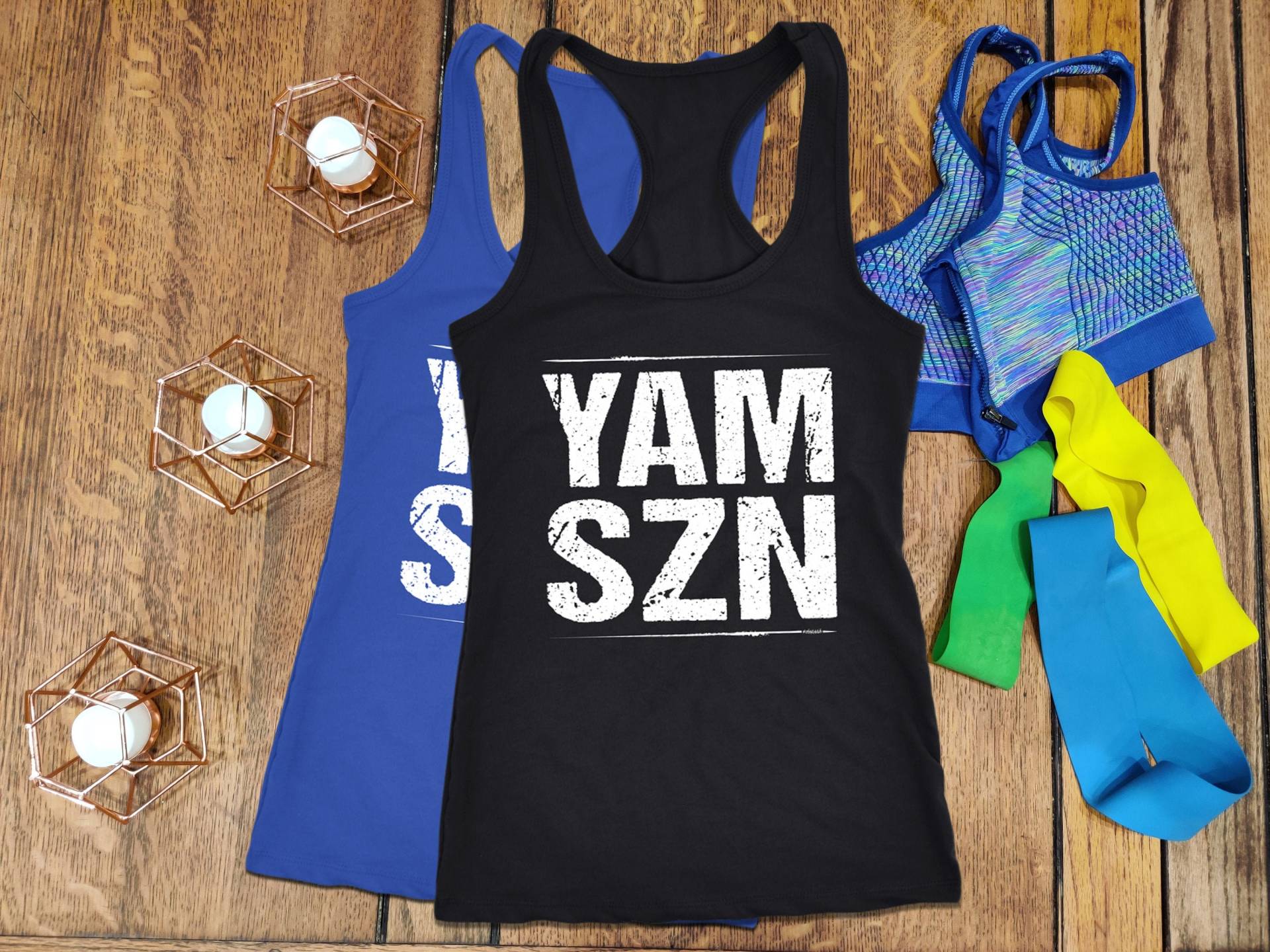 Yam Szn Workout Tank Damen Es Ist Yam Saison Shirt 6-45 Inspiriert Coach Challenge Group Geschenk von ObsessedMerch