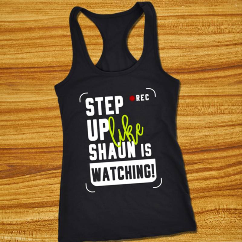 step Up Tank Shaun Cam Beobachtet Womens Rise Commit Conquer Shirt Coach Geschenk von ObsessedMerch
