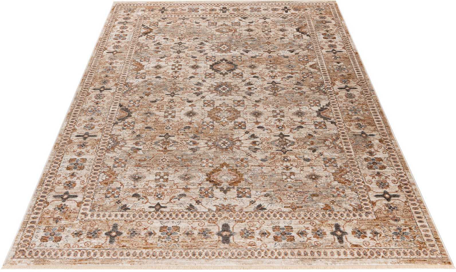Obsession Teppich "My Laos 465" rechteckig 9 mm Höhe orientalisches Design, mit Fransen, Wohnzimmer, auch als Läufer von Obsession