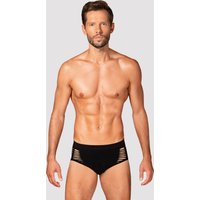 Herren M101 Slip blickdicht mit Cutouts von Obsessive von Obsessive