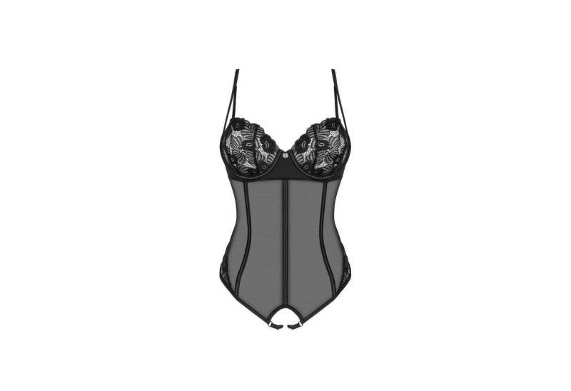 Obsessive Body-Ouvert OB Serena Love crotchless teddy black - (ML,XSS,XX von Obsessive