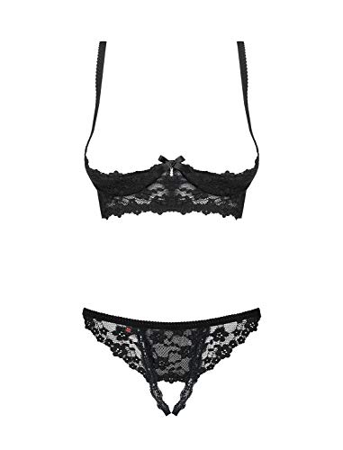 Obsessive Damen BH-Set ouvert M410 S/M von Obsessive