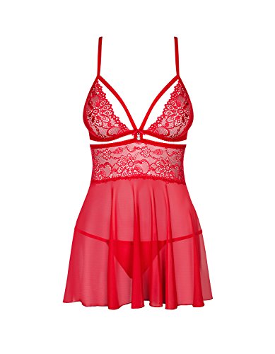 Obsessive Damen Babydoll mit String L/XL von Obsessive