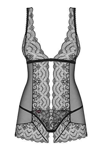 Obsessive Damen Babydoll mit String M1428 S-M von Obsessive