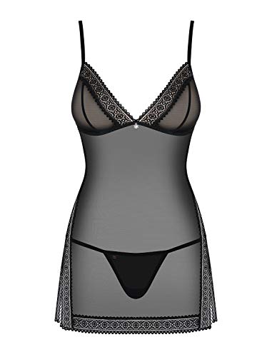 Obsessive Damen Chemise mit String M143 S/M von Obsessive