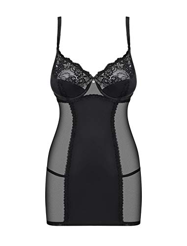 Obsessive Damen Chemise mit String M1434 L-XL von Obsessive