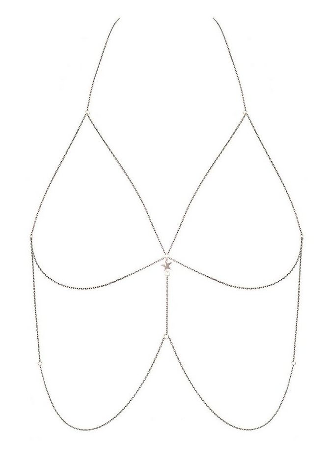 Obsessive Lange Kette Goldene Körperkette Busenschmuck (1-tlg) von Obsessive