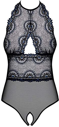 Obsessive Oriens Teddy Body Damen,Größe L/XL,Schwarz von Obsessive