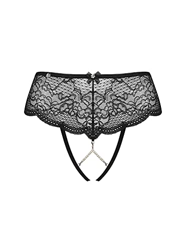 Obsessive Damen Pearlove Unterwäsche, Black, XL von Obsessive