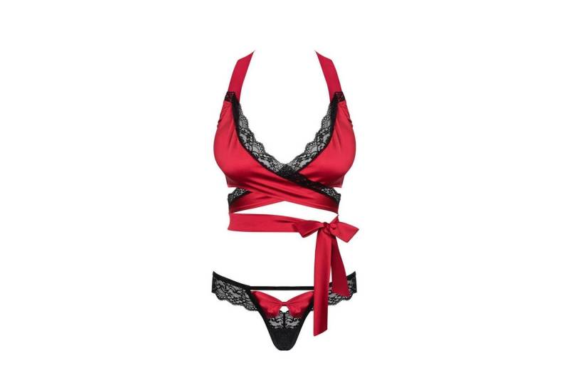 Obsessive Set: Bügelloser BH OB Sensuelia top & thong red - (L/XL,XXL) von Obsessive