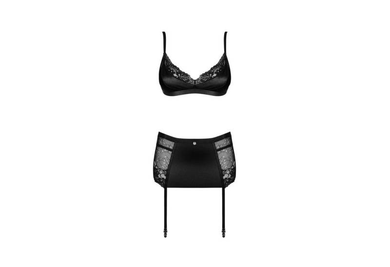 Obsessive Set: Schalen-BH OB Blanita 3pcs set black - (L/XL,S/M) von Obsessive