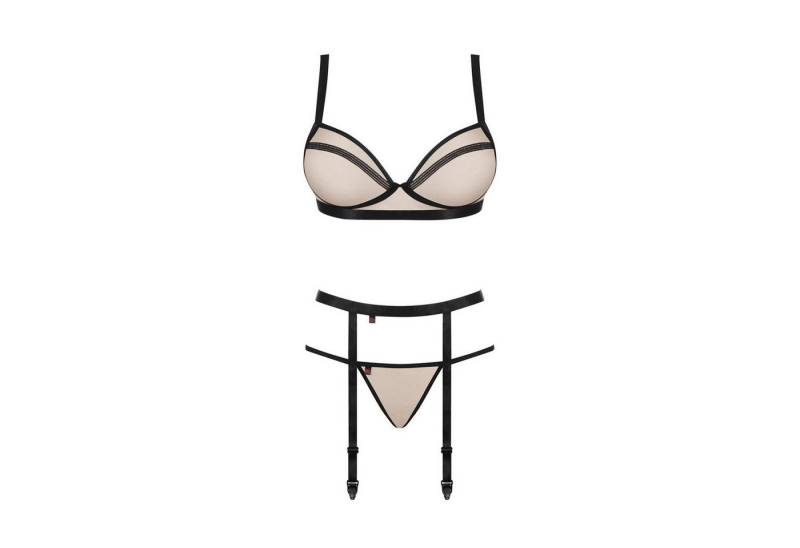 Obsessive Set: Schalen-BH OB N..lia 3pcs set N.. - (L/XL,S/M) von Obsessive