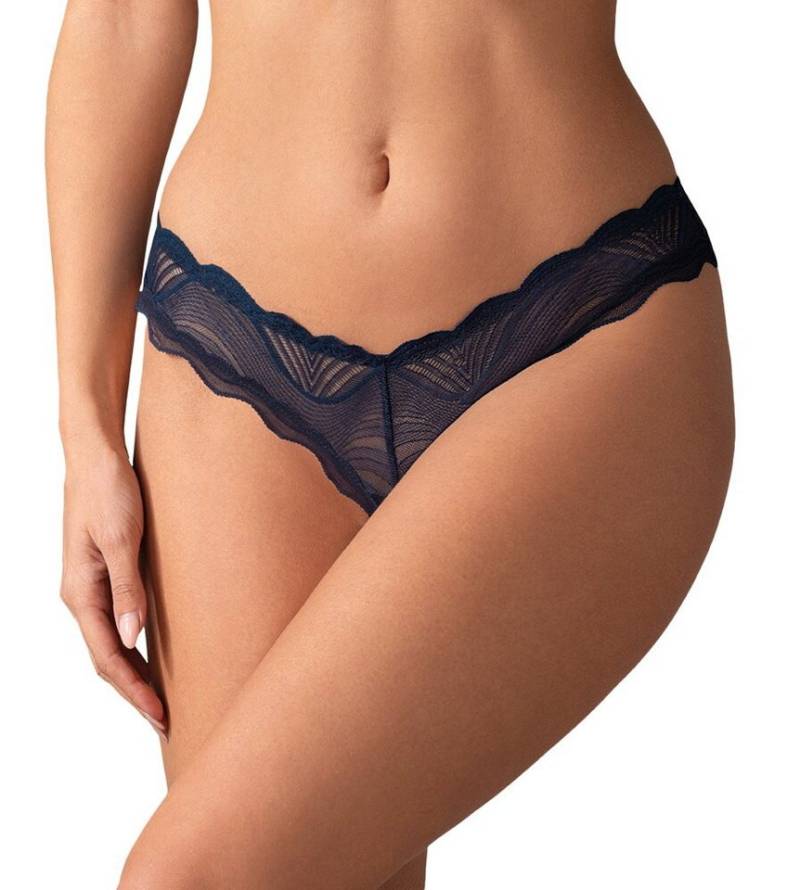Obsessive String Nightly Blue Ouvert String - blau (1-St) Mit filigranen Spitzen-Optiken von Obsessive
